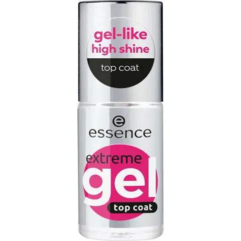 Essence, Extreme Gel, Top Coat, Nail Polish, 01, Gloss To Go, 8 ml