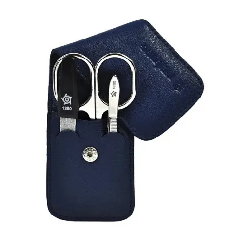 Manicure travel set 3 pieces blue