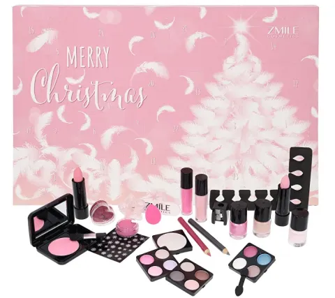 Traditional Pink and Fluffy Calendar - Adventní kalendář