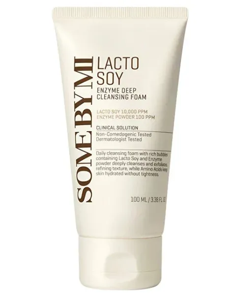 Cleansing facial foam with Lactosoy enzymes (Eyzyme Deep Cleansing Foam) 100 ml