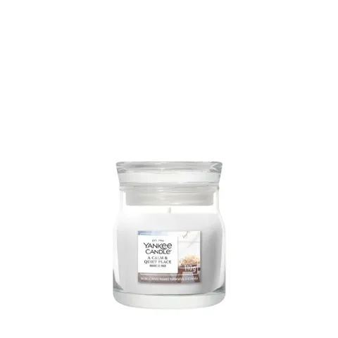 Signature scented candle glass small A Calm & Quiet Place 110 g