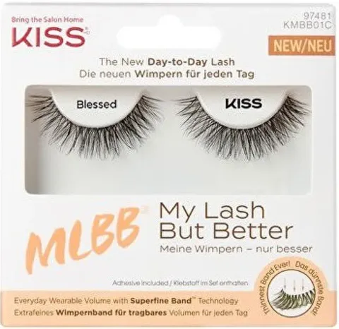 Kiss False eyelashes for natural volume My Lash But Better 01 Dirbtinės blakstienos