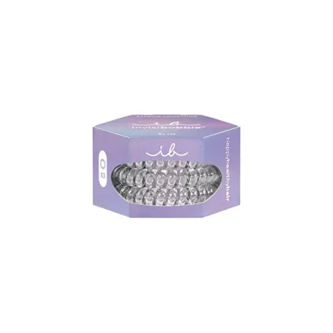 Hair band Slim Premium Crystal Clear 3 pcs