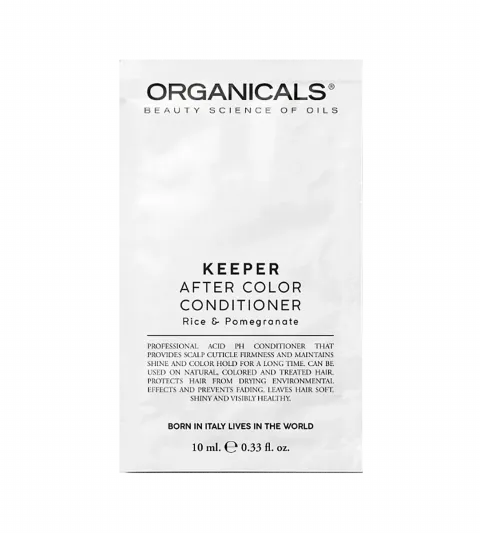 kondicioner pro barvené vlasy 10 ml KEEPER After Color Conditioner Rice &amp; Pomegranate