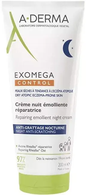 Exomega Control Emollient Night Cream - 400 ml