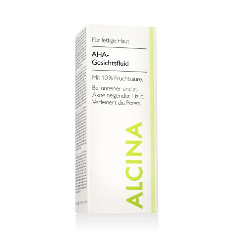For oily skin aha facial fluid, 10%