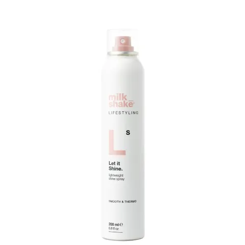 Milk Shake, Let It Shine, Hair Spray, Smooth &amp; Thermo, Light Hold, 200 ml