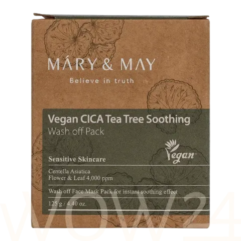 Mary &amp; May Cica Tea Tree Soothing Wash Off Pack