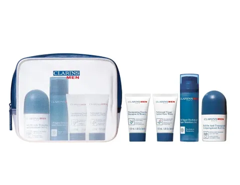 Clarins Men Grooming Essentials Travel Set