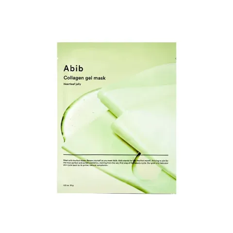 Collagen sheet mask Heartleaf Jelly (Collagen Gel Mask) 4 pcs