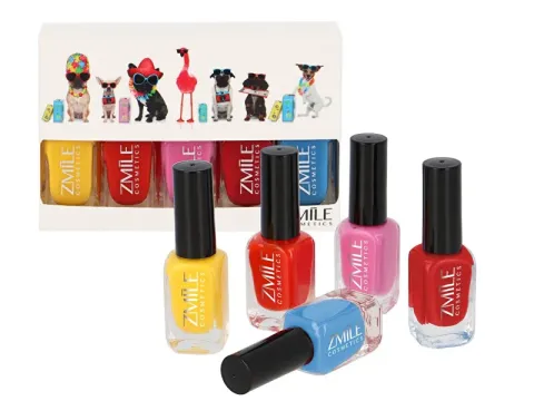 Nail polish set with gel effect Summer Vacation