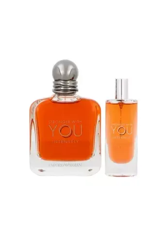 Set Armani Emporio Stronger With You Intensely Edp 100ml + Edp 15ml