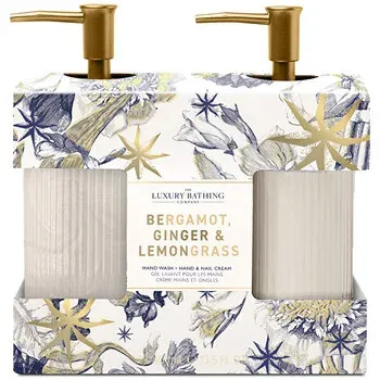 Hand care gift set in a box Bergamot, Ginger &amp; Lemongrass 2 pcs