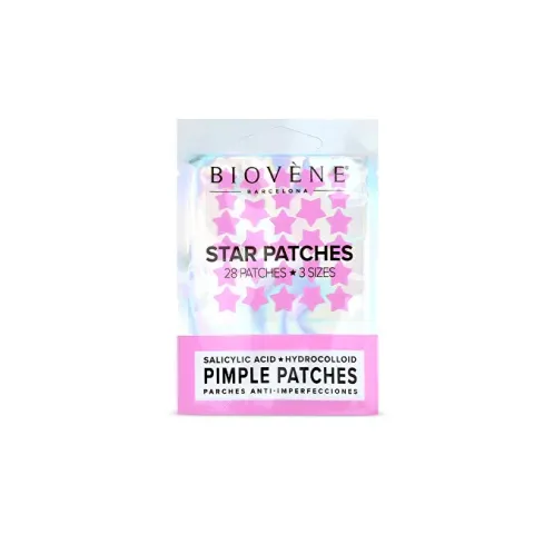 Pink Star Patches 28 pcs.