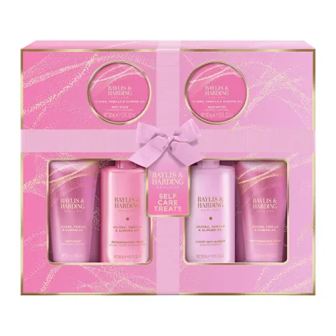 Large gift set Jojoba, Vanilla &amp; Almond Oil 6 pcs