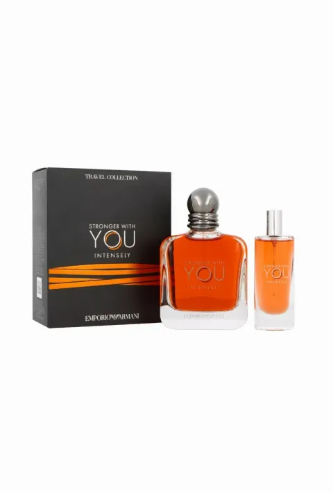 Set Armani Emporio Stronger With You Intensely Edp 100ml + Edp 15ml