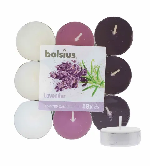 tea candle 18 pcs Scented Tealights Lavender 4h