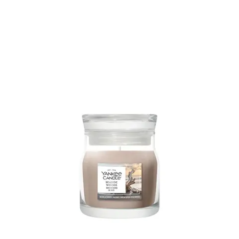 Signature glass scented candle small Seaside Woods 110 g