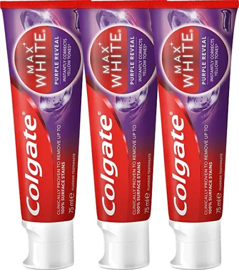 Toothpaste Max White Purple Trio 3 x