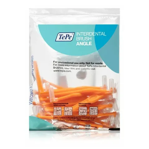 Interdental brushes Angle 0.45 mm orange 25 pcs