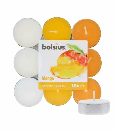 tea candle 18 pcs Scented Tealights Mango 4h