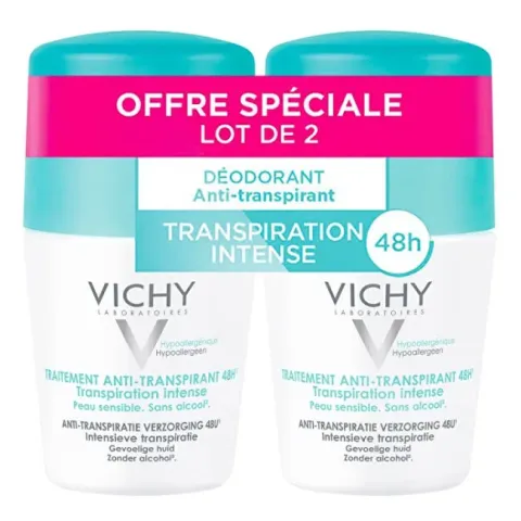 48H Intensive Anti-Transpirant Deodorant Roll-on 2 x