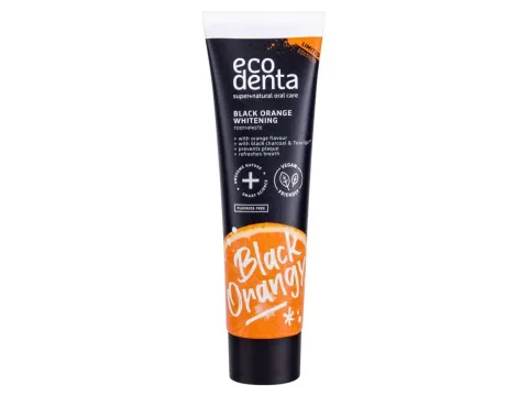 Toothpaste black orange whitening