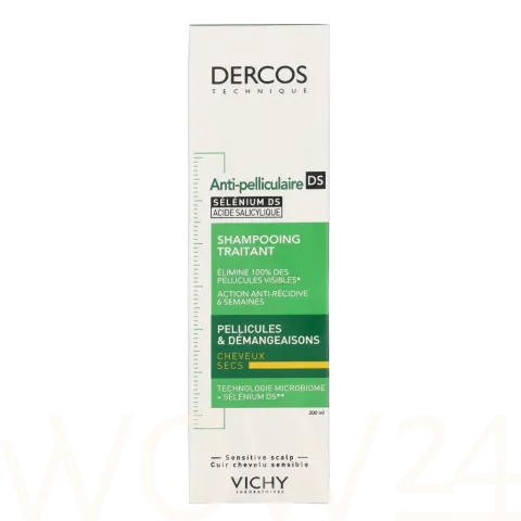 Dercos Anti-Dandruff Dermatological Shampoo Normal to Oily Hair