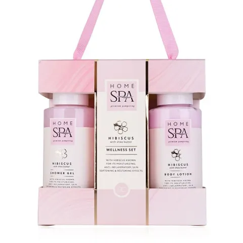 Hibiscus Home Spa Bath Care Gift Set
