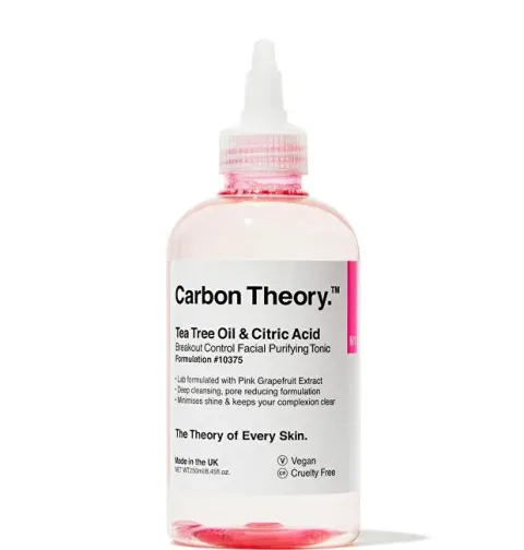 Carbon theory Skin tonic Tea Tree Oil &amp; Citric Acid Breakout Control (Facial Purifying Tonic)