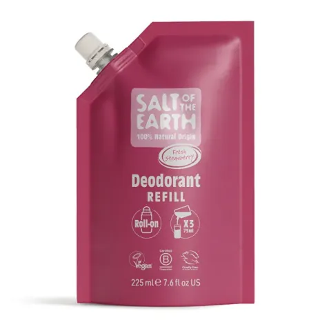 Natural roll-on deodorant Fresh Strawberry Deo Refill
