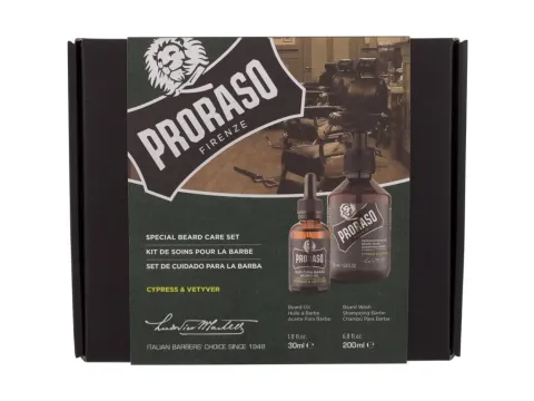 Cypress &amp; vetyver special beard care set