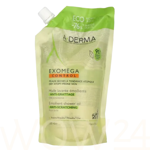 A-Derma Exomega Control Emollient Shower Oil - Refill