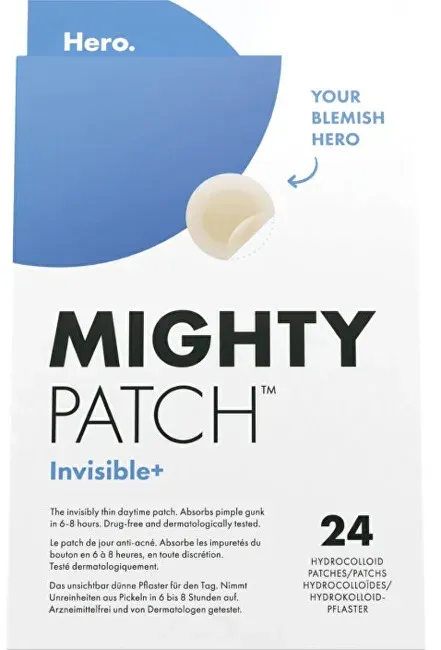 Patches for skin imperfections Mighty Patch Invisible+ (Hydrocolloid Patches) 24 pcs
