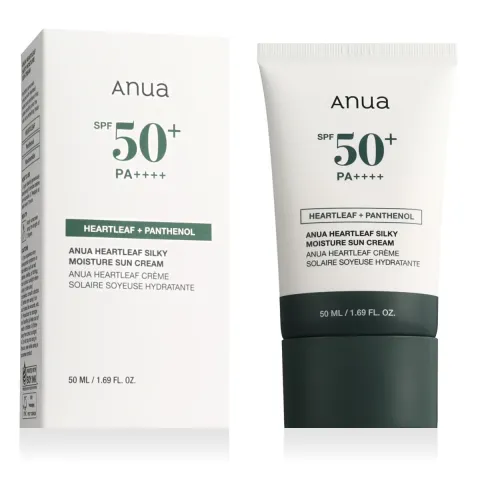 Anua, Heartleaf, Sunscreen Cream, Face, SPF50+ PA++++, 50 ml
