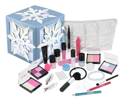 Advent Calendar Snow Flake Cube Frosty White