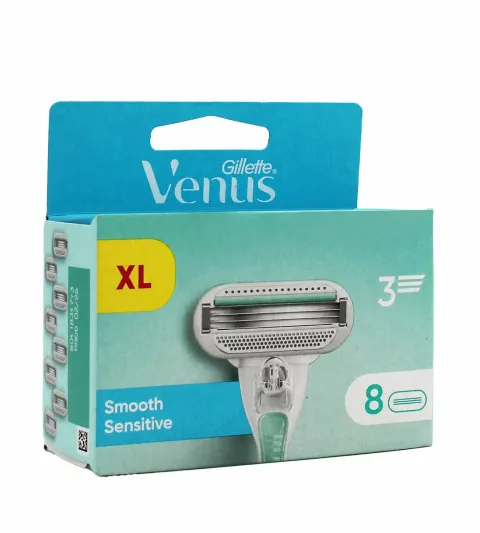 spare head 8 pcs Venus Smooth Sensitive