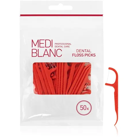 Dental toothpicks with floss 50 pcs
