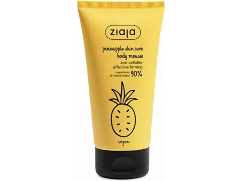 Lightweight anti-cellulite body foam Pineapple Skin Care (Body Mousse) 160 ml