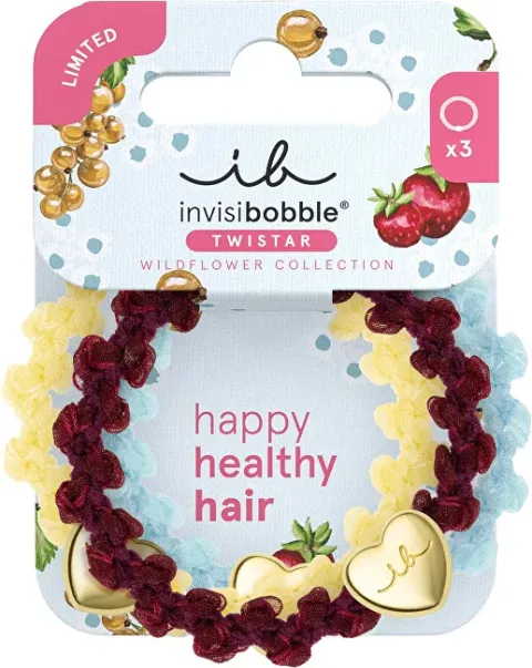 Twistar Wildflower Cherry Twist hair tie 3 pcs