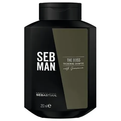 Volumizing shampoo for fine hair SEB MAN The Boss (Thickening shampoo) - 250 ml