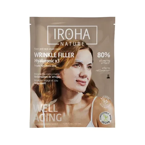 Anti-wrinkle mask for face and neck Face &amp; Neck Sheet Mask 30 ml