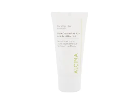 For oily skin aha facial fluid, 10%