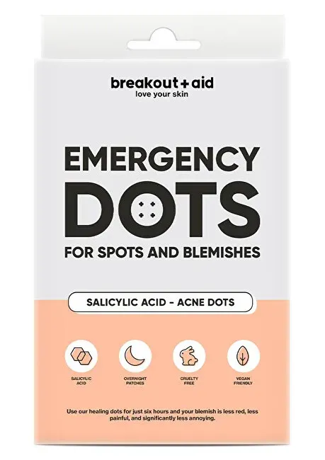 Acne patches with salicylic acid Emergency Dots 72 pcs
