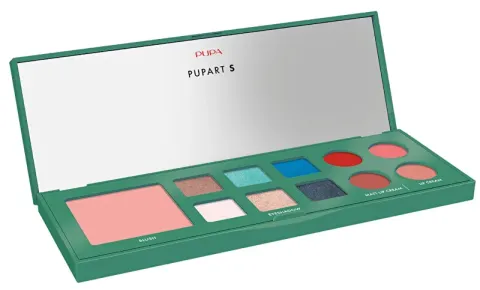 Pupart Small Green Face Palette (Palette) 11.4 g