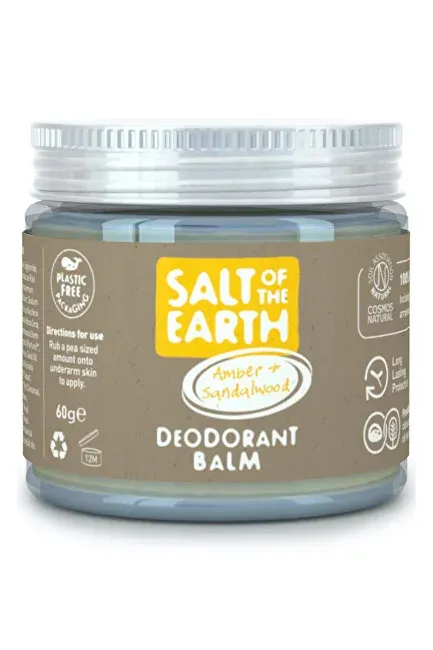 Natural mineral deodorant Amber &amp; Sandalwood (Deodorant Balm) 60 g