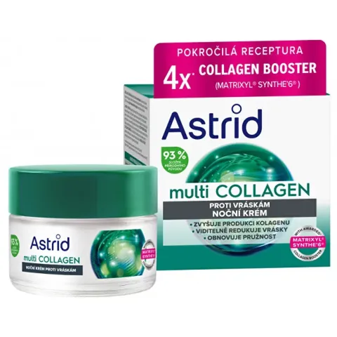 Anti-wrinkle and elasticity restoring night cream Multi Collagen (Cream) 50 ml