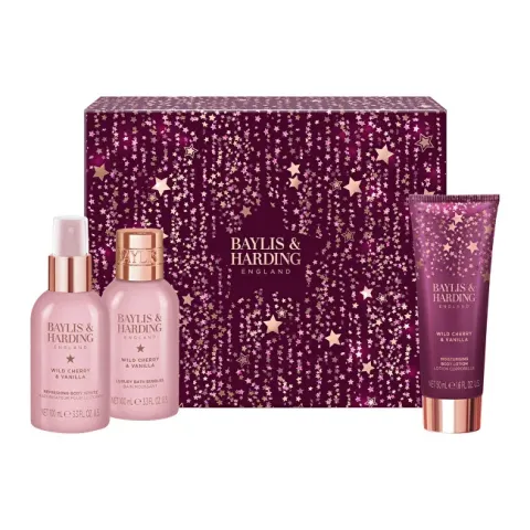 Wild Cherry &amp; Vanilla Body Care Gift Set 3 pcs