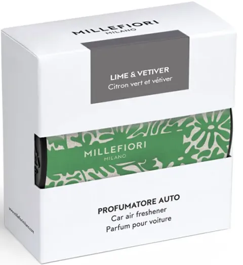 Car fragrance Textile Floral Lime & Vetiver - green