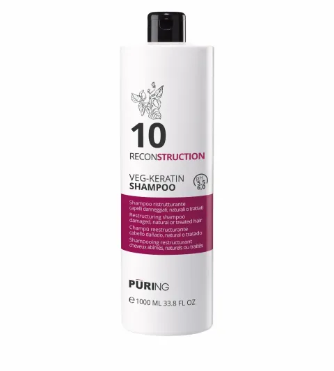 regenerating shampoo 1000 ml PR 10 Reconstruction Veg-Keratin Shampoo